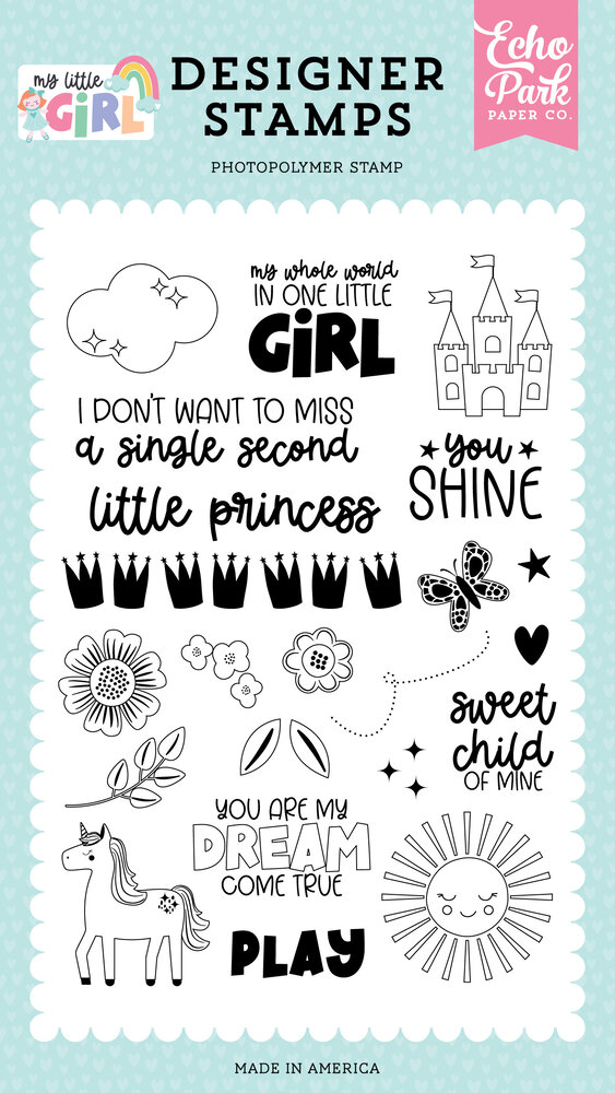 Echo Park Sweet Child Of Mine Clear Stamps (MLG358044) (DISCONTINUED) Echo Park Sweet Child Of Mine Clear Stamps (MLG358044) (DISCONTINUED)
