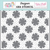 Echo Park Watch Me Grow Flowers Stencil (MLG358035) (DISCONTINUED)