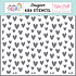 Dreamy Hearts Stencil (MLG358033) (DISCONTINUED) Dreamy Hearts Stencil (MLG358033) (DISCONTINUED)