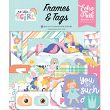 Echo Park My Little Girl Frames & Tags (MLG358025) (OUTLET)