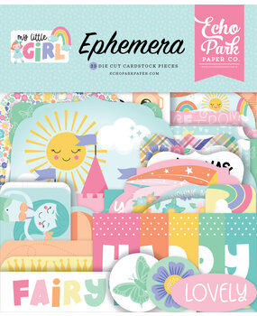 Echo Park My Little Girl Ephemera (MLG358024) (OUTLET)