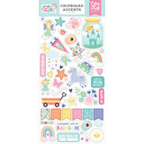 Echo Park My Little Girl Chipboard Accents (MLG358021) (DISCONTINUED)