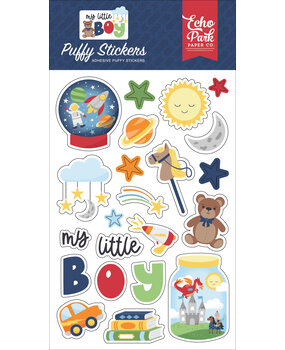Echo Park My Little Boy Puffy Stickers (MLB357066) (DISCONTINUED)