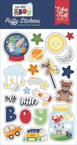 Echo Park My Little Boy Puffy Stickers (MLB357066) (OUTLET)