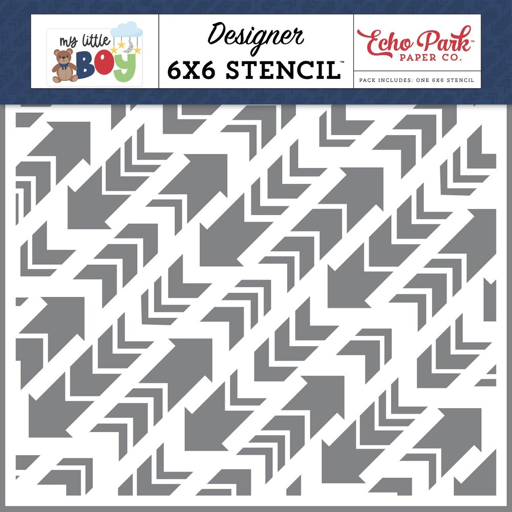 Echo Park This Way Arrows Stencil (MLB357035) (DISCONTINUED)