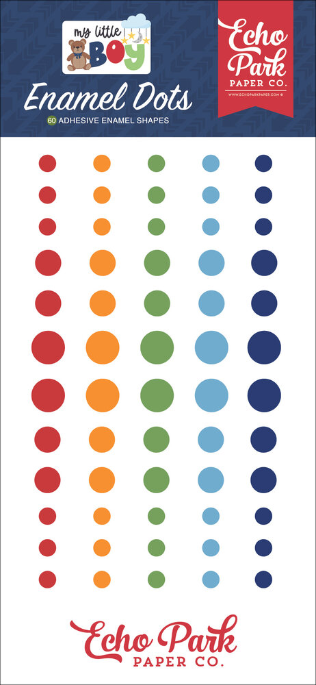 Echo Park My Little Boy Enamel Dots (MLB357028) (DISCONTINUED)