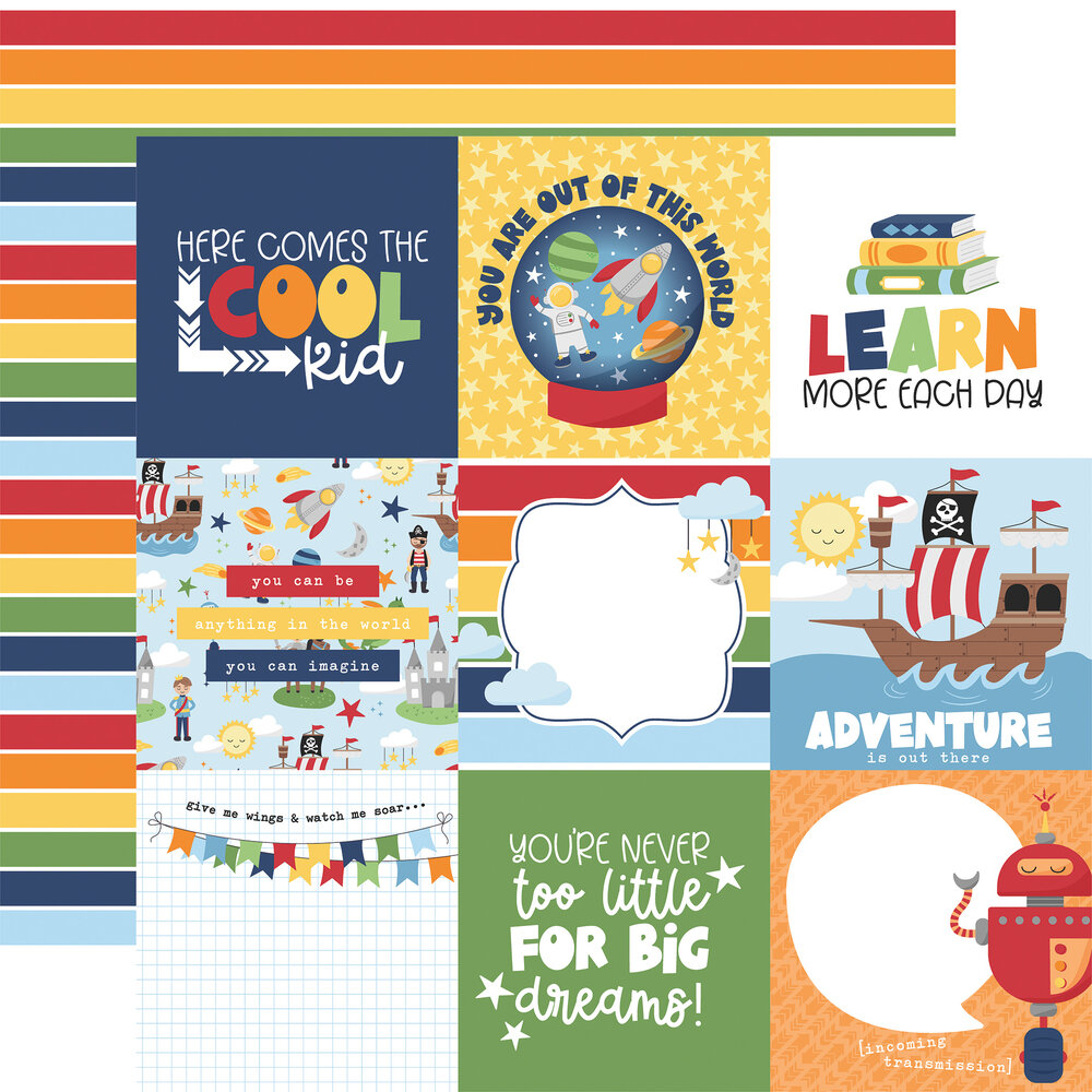 Echo Park My Little Boy 12x12 Inch Collection Kit (MLB357016) (DISCONTINUED) Echo Park My Little Boy 12x12 Inch Collection Kit (MLB357016) (DISCONTINUED)