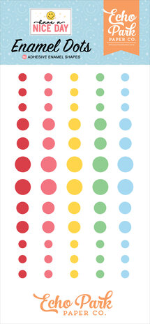 Echo Park Have A Nice Day Enamel Dots (HND361028) (OUTLET)