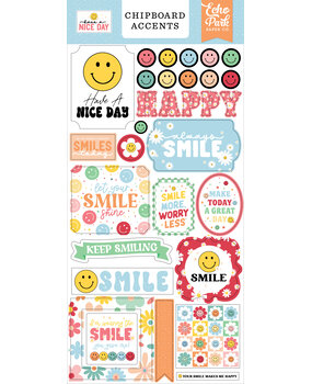Echo Park Have A Nice Day Chipboard Accents (HND361021) (DISCONTINUED)