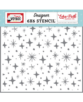 Echo Park Sparkly Memories Stencil (AMV359034) (DISCONTINUED)