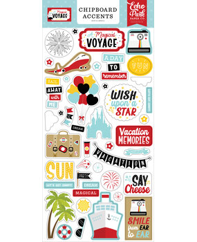 Echo Park A Magical Voyage Chipboard Accents (AMV359021) (DISCONTINUED)