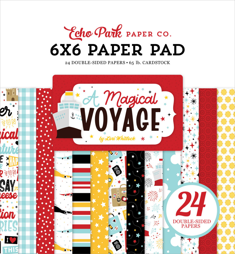 Echo Park A Magical Voyage 6x6 Inch Paper Pad (AMV359023) (DISCONTINUED) Echo Park A Magical Voyage 6x6 Inch Paper Pad (AMV359023) (DISCONTINUED)