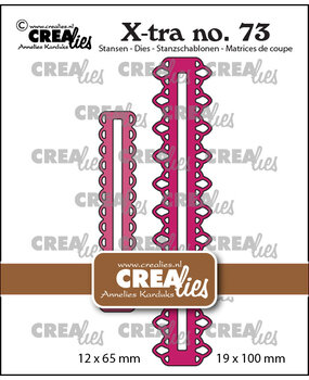Crealies X-tra Stansen No. 73 Cadeaukaart Openingen B (CLXtra73)