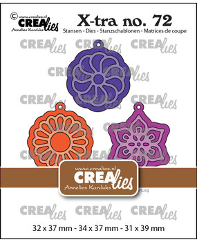 Crealies X-tra Stansen No. 72 Charms D: Bloemen (CLXtra72)