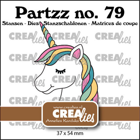 Crealies Partzz Stansen No. 79 Eenhoorn (CLPartzz79)