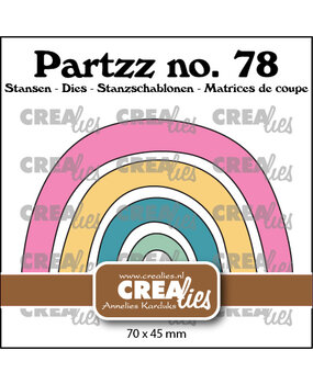 Crealies Partzz Dies No. 79 Rainbow (CLPartzz78)