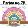 Crealies Partzz Stansen No. 79 Regenboog (CLPartzz78)
