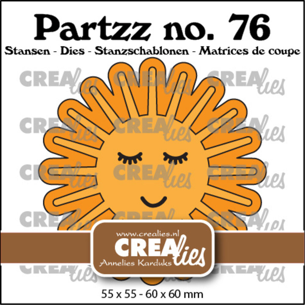 Crealies Partzz Dies No. 76 Happy Sun (CLPartzz76)