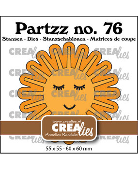 Crealies Partzz Stansen No. 76 Vrolijke Zon (CLPartzz76)