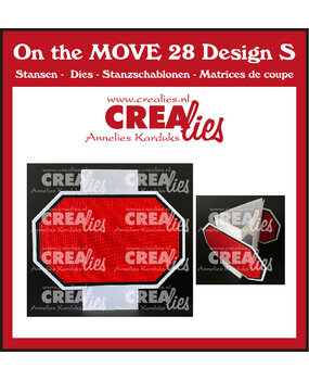 Crealies On The Move Dies No. 28 Design S Triangle Fold Card Half Octagons (CLMOVE28)