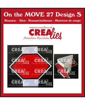 Crealies On The Move Dies No. 27 Design S Triangle Fold Card Half Diamonds (CLMOVE27)