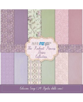 Papers For You The Radiant Princess Basics Midi Scrap Paper Pack (24pcs) (PFY-13317) (DISCONTINUED)