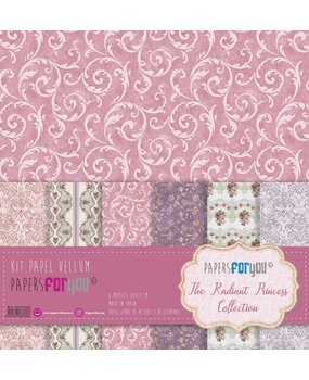 Papers For You The Radiant Princess Vellum Paper Pack (6pcs) (PFY-13336) (DISCONTINUED)