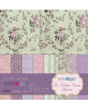 Papers For You The Radiant Princess Canvas Scrap Pack (8pcs) (PFY-13344) (DISCONTINUED)