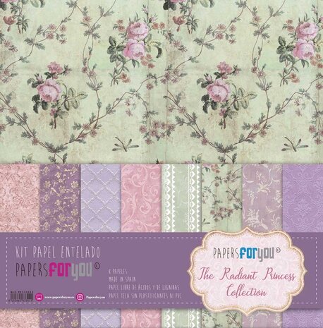 Papers For You The Radiant Princess Canvas Scrap Pack (8pcs) (PFY-13344) (DISCONTINUED) Papers For You The Radiant Princess Canvas Scrap Pack (8pcs) (PFY-13344) (DISCONTINUED)