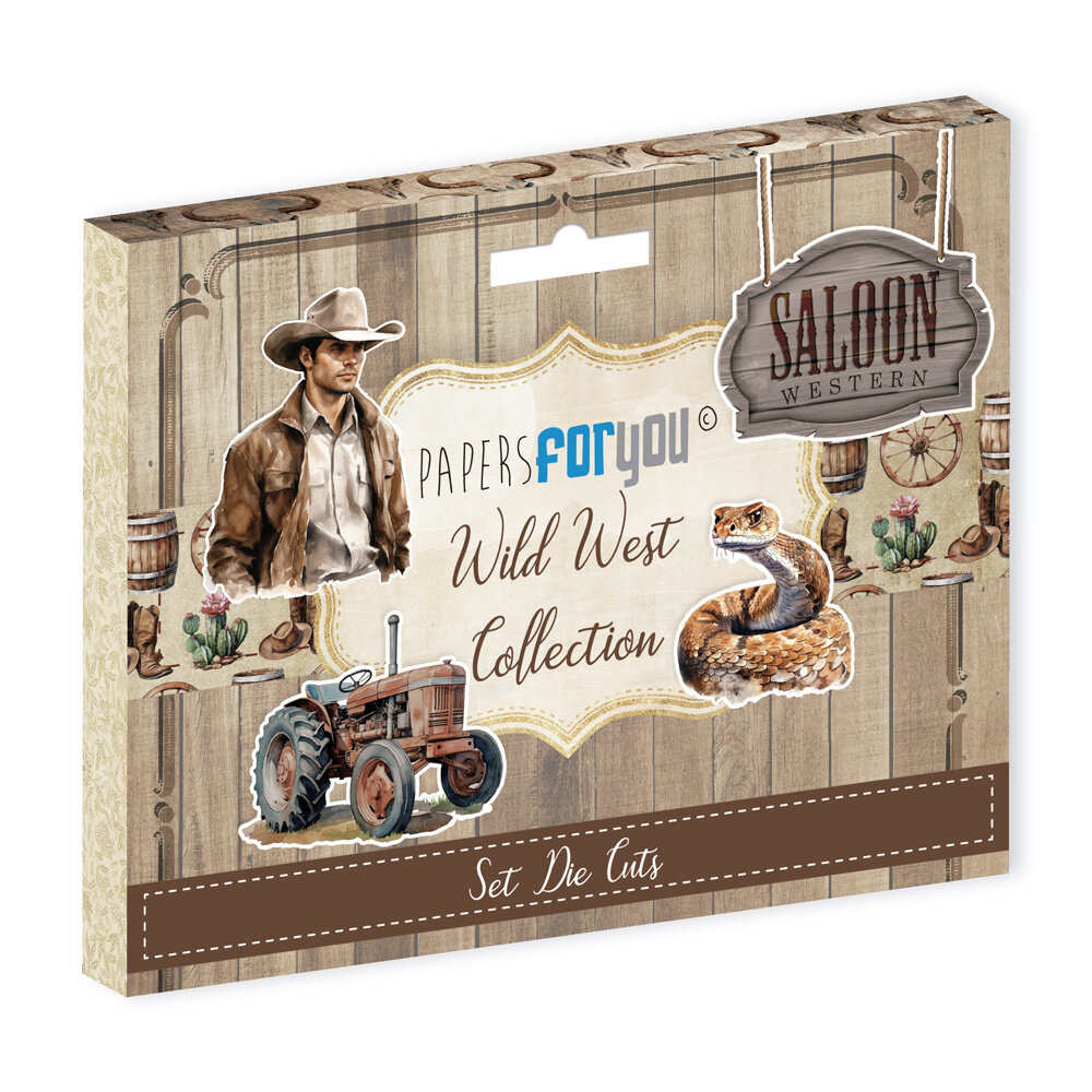 Papers For You Wild West Die Cuts (PFY-12911) (DISCONTINUED) Papers For You Wild West Die Cuts (PFY-12911) (DISCONTINUED)