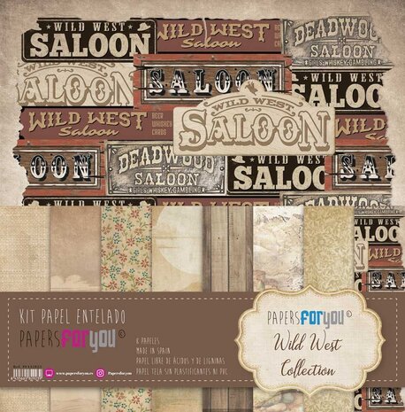 Papers For You Wild West Canvas Scrap Pack (8pcs) (PFY-12923) (DISCONTINUED) Papers For You Wild West Canvas Scrap Pack (8pcs) (PFY-12923) (DISCONTINUED)