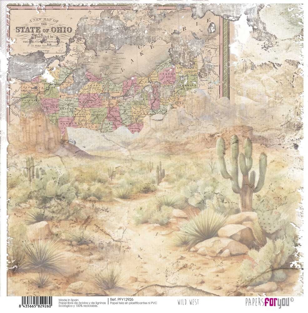 Papers For You Wild West Canvas Scrap Pack (8pcs) (PFY-12923) (DISCONTINUED) Papers For You Wild West Canvas Scrap Pack (8pcs) (PFY-12923) (DISCONTINUED)