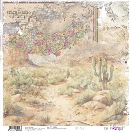 Papers For You Wild West Canvas Scrap Pack (8pcs) (PFY-12923) (DISCONTINUED) Papers For You Wild West Canvas Scrap Pack (8pcs) (PFY-12923) (DISCONTINUED)