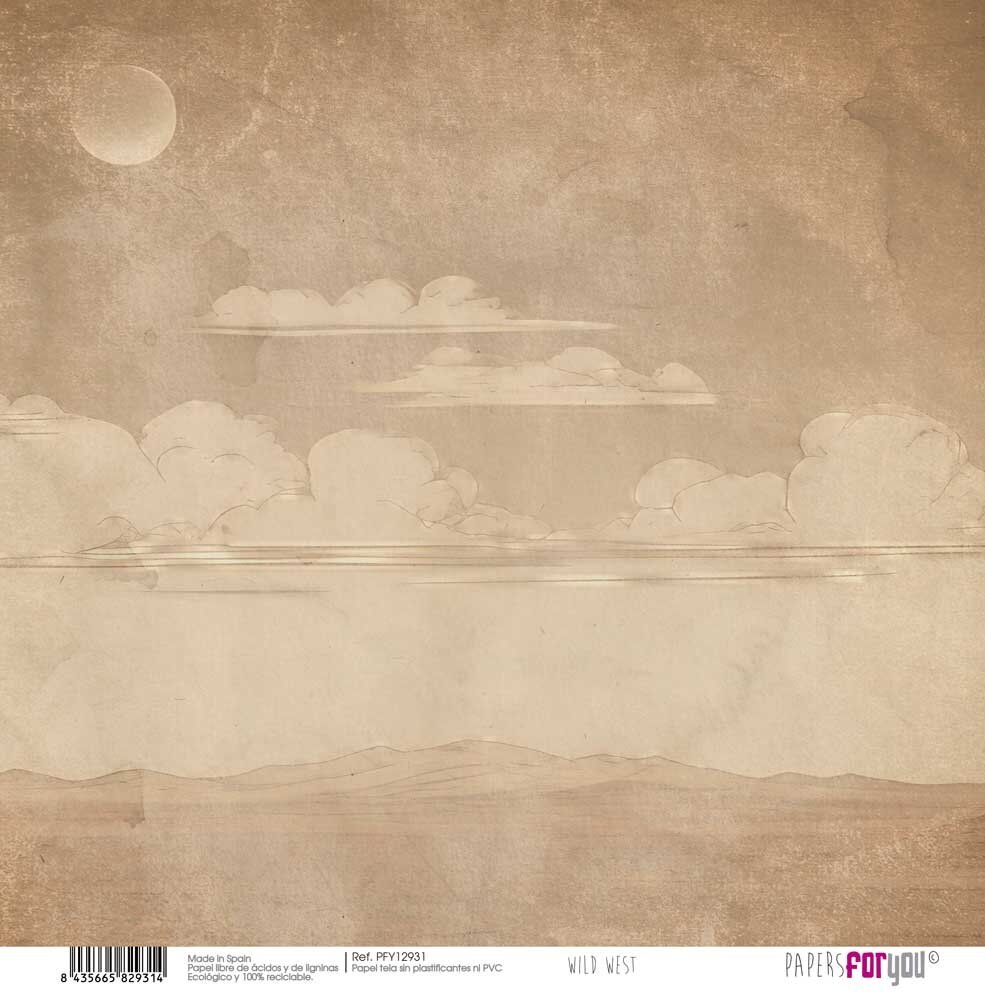 Papers For You Wild West Canvas Scrap Pack (8pcs) (PFY-12923) (DISCONTINUED) Papers For You Wild West Canvas Scrap Pack (8pcs) (PFY-12923) (DISCONTINUED)