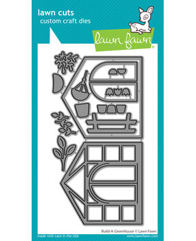 Lawn Fawn Build-A-Greenhouse Lawn Cuts Dies (LF3375) (OUTLET)