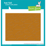 Lawn Fawn Cloud Background: Landscape Hot Foil Plate (LF3388) (OUTLET)