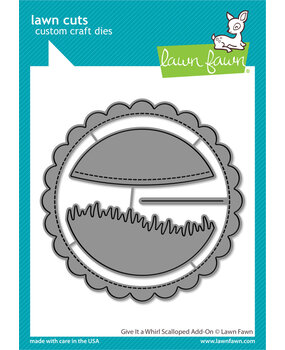 Lawn Fawn Give It a Whirl Scalloped Add-On Lawn Cuts Dies (LF3367) (OUTLET)