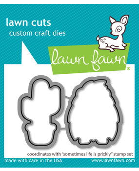 Lawn Fawn Sometimes Life is Prickly Lawn Cuts Dies (LF3356) (OUTLET)