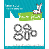 Lawn Fawn Veggie Happy Add-On Lawn Cuts Dies (LF3343) (OUTLET)