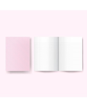 Masterpiece Design Little Project Notebook - A5 Lined Pages - Pink (MP202217) (OUTLET)