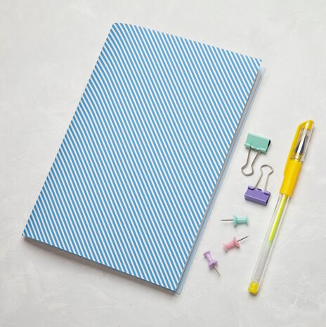 Masterpiece Design Little Project Notebook - A5 Lined Pages - Blue (MP202216) (OUTLET)