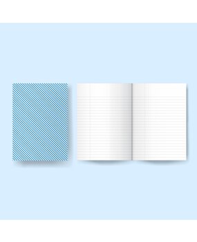 Masterpiece Design Little Project Notebook - A5 Lined Pages - Blue (MP202216) (OUTLET)