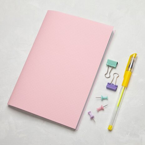 Masterpiece Design Little Project Notebook - A5 Graph Pages - Pink (MP202219) (OUTLET) Masterpiece Design Little Project Notebook - A5 Graph Pages - Pink (MP202219) (OUTLET)