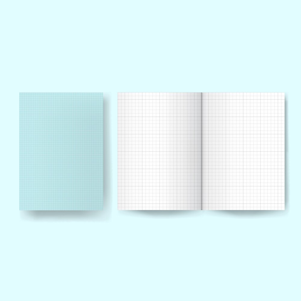 Masterpiece Design Little Project Notebook - A5 Graph Pages - Blue (MP202218) (DISCONTINUED)