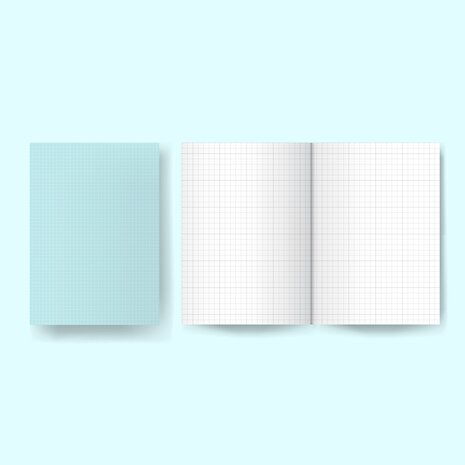 Masterpiece Design Little Project Notebook - A5 Graph Pages - Blue (MP202218) (DISCONTINUED)
