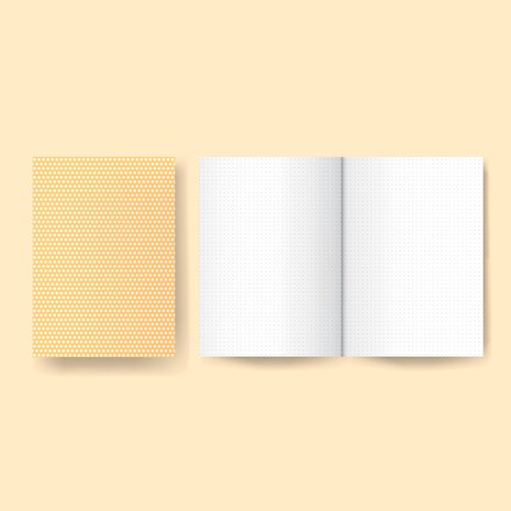 Masterpiece Design Little Project Notebook - A5 Dotted Pages - Yellow (MP202215) (OUTLET)