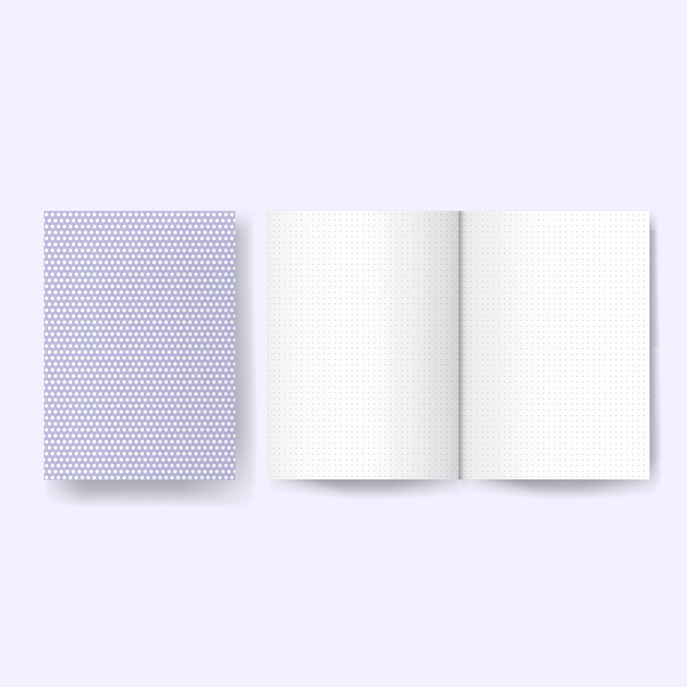 Masterpiece Design Little Project Notebook - A5 Dotted Pages - Purple (MP202214) (DISCONTINUED)