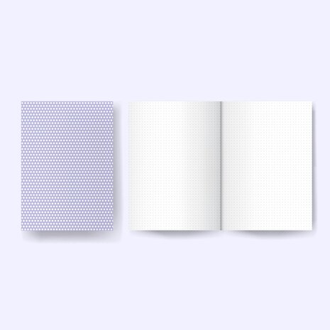 Masterpiece Design Little Project Notebook - A5 Dotted Pages - Purple (MP202214) (DISCONTINUED)
