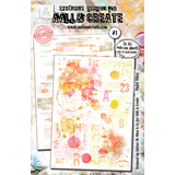 Aall and Create Rub-Ons A5 Pastel Vibes (AALL-RO-001)