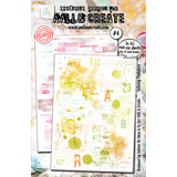 Aall and Create Rub-Ons A5 Yellowy Pinksters (AALL-RO-004) (DISCONTINUED)